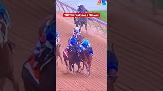Incredible Finish At The 2023 Preakness Stakes #horseracing #horse #shorts