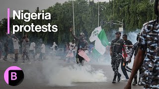 Nigerian Police Use Teargas on Protestors