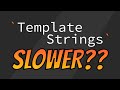 Backtick Template Literals Slower? - JavaScript String Testing