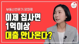 이제 집사면 1억이상 대출 안나옵니다.(양파링 1부)