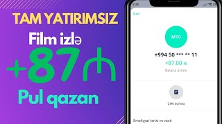 TAM YATIRIMSIZ +87₼ PUL QAZANDIRAN SAYT!! | İnternetden pul qazanmaq