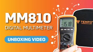 Tempo's MM810 Digital Multimeter Unboxing Video