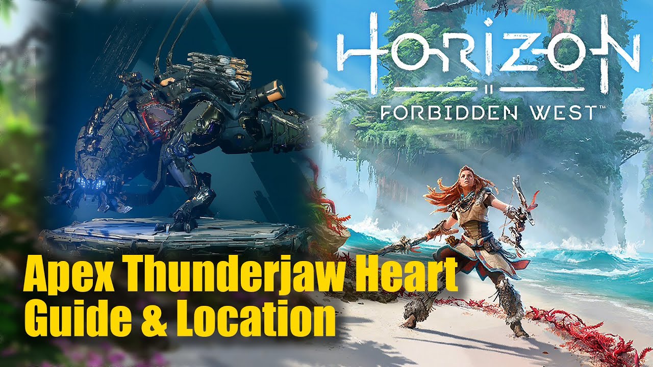 Horizon Forbidden West - Apex Thunderjaw Heart Resources (Very Rare ...