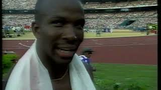 6907 Olympic Track and Field 1996 Interview Donovan Bailey
