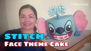STITCH FACE THEME CAKE @Chickie