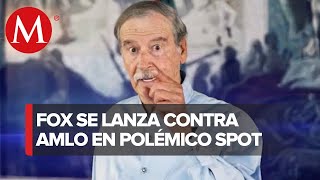PAN lanza spot con Vicente Fox comparando su gobierno con el de AMLO