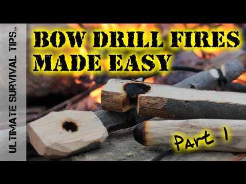 DIY - Step-By-Step / Bow Drill Fires - Made Easy - Part 1 - How to Make Your Kit DIY - Step-By-Step / Bow Drill Fires - Made Easy - Part 1 - How to Make Your Kit