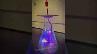 Amazing Science Trick || Sulfur Glow Magician 👌🪄 || #chemistry #shortvideo