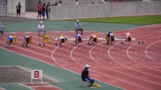 20150719群馬県国体予選女子記録会100ｍ9組