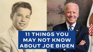11 Things You May Not Know About Joe | Joe Biden for President 2020