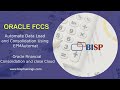 Oracle FCCs Automate Data Load and Consolidation Using EPMAutomate | FCCs Automate Consolidation