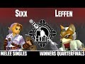 Heir 4 - Sixx (Link) vs TSM RB | Leffen (Fox) - MELEE SINGLES - WINNERS QUARTERFINALS