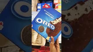 OREO ICE-CREAM BAR with OREO COOKIE PIECES WALMART FINDS #grocerystorefinds #shorts #walmart