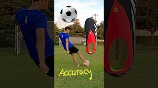 Best foot contact for  accuracy with new adidas laceless boots #curveball #football #skony7