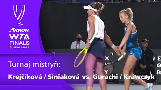 Turnaj mistryň: Krejčíková (CZE) / Siniaková (CZE) vs. Guarachi (CHI) / Krawczyk (USA)