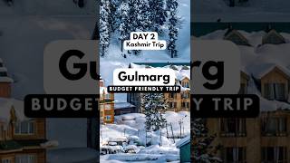 Kashmir Trip: Day 2 🤩☑️ Gulmarg 😱😍 #shorts  #gulmarg #travel #kashmir