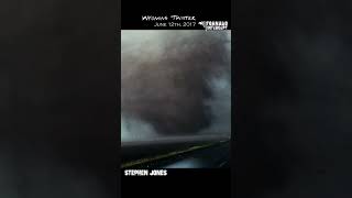 Massive Tornado In Wyoming!!! #tornado #storm #run #weather #clouds #viral #shorts