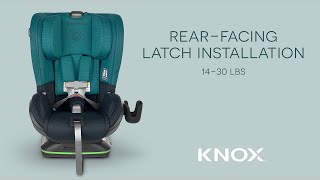 UPPAbaby Knox - Rear-Facing LATCH Installation