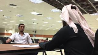 Interviewer and interviewee - 1
