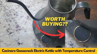 Cocinare Gooseneck Electric Kettle with Temperature Control | Worth Buying?