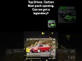 Top Drives Carbon fiber Pack Opening (Did we get a legendary???) #automobile #topdrives