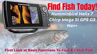 Humminbird Helix 7 Chirp Mega SI GPS G3 Nav+ | Boat Fishfinder | Kayak Fishfinder