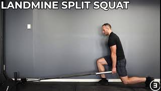 Landmine Split Squat