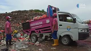 Plastic Waste Transformed Into Paving Blocks and Flower Pots