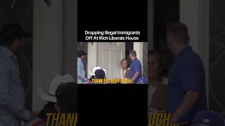 DROPPING ILLEGAL IMMIGRANTS OFF AT RICH LIBERALS HOUSE 🤬