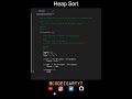 Heap Sort Code in Python | Sorting Algorithms | Python Coding Tutorial | Python Coding Interview