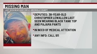 Greenville Co. deputies search for missing man