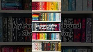 My current collection of the #penguinclothboundclassics #bookshelf #classicbooks #rainbowshelves