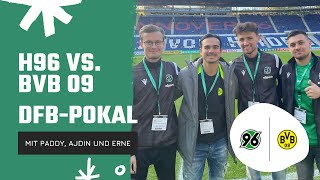 Mein ERSTER Stadion VLOG! 😍 | BVB vs. H96 DFB-Pokal | mit Paddy, Ajdin und @ErneYTB