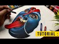 Kali Mata Drawing,  Oil Pastel Drawing,  Step By Step Tutorial,  For Art Competition 😍