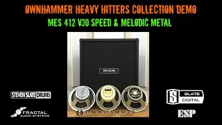 Ownhammer 'Heavy Hitters Collection' MES 412 V30 metal demo (axe fx, ESP Eclipse, LTD KH602 \u0026 SSD4)