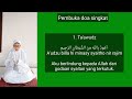 bacaan dan urutan dzikir atau wirid dan doa sesudah sholat versi singkat