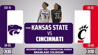 No. 13 Kansas State vs Cincinnati | 2025 Big 12 Opener | 12.22.24