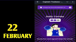 Captain Tsubasa Daily Combo 22 February| Captain Tsubasa Airdrop Combo