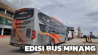 EDISI BUS MINANG‼️sudah banyak sleeper class, Miyor pertama masuk⁉️Duo Tronton VOLVO bersama lainnya