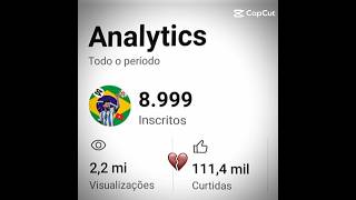 Chegamos a 9 mil inscritos #edit#hc#trend