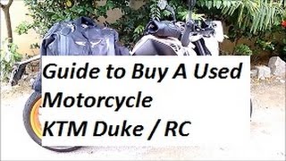 A Guide to Buy A Used KTM Duke 390.