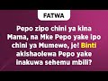 FATWA | Je! Binti akishaolewa Pepo yake inakuwa sehemu mbili? Kwa Mama na kwa Mumewe?