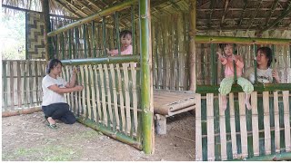 FUllVIDEO: 315 Busy Days Building a House - 16-Year-Old Single Mother Builds a Bamboo House Alone