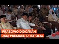 Momen Prabowo Didoakan Jadi Presiden Saat Hadiri Acara di Masjid Istiqlal