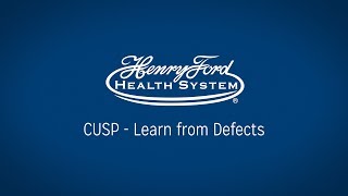 CUSP Video 5 – Learn from Defects