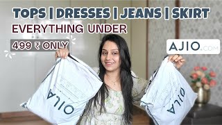 Ajio Haul under 499 | Tops | Dresses | Jeans | Skirts | western wear Outfits #ajiohaul #ajiofinds