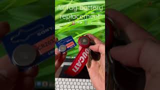 How to replace battery on AirTag under 40 seconds 🪫🔋✅