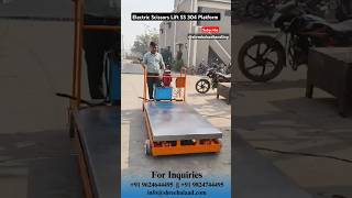 Electric Scissors lift table @shreebalaadhandling #liftingequipment #scissorlift #shorts