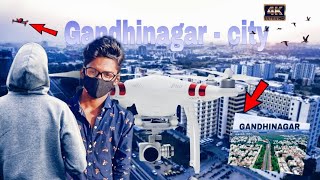 This is a 4k Cinematic video of Gandhinagar City\