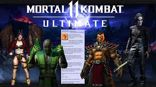 Mortal Kombat 11 - HUGE Kombat Pack 3 Leak! (MK11 Ultimate Chaos)